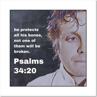 Psalms 34:20 Posters and Art